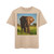 Majestic Elephant Spirit - Men's Acid Washed Heavy Oversize Tee