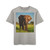 Majestic Elephant Spirit - Men's Acid Washed Heavy Oversize Tee