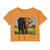 Majestic Elephant Spirit - Women's Festival Crop Top