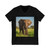 Majestic Elephant Spirit - Unisex Jersey Short Sleeve V-Neck Tee