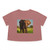 Majestic Elephant Spirit - Women's Flowy Cropped Tee