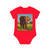 Majestic Elephant Spirit - Baby Organic Short Sleeve Bodysuit