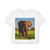 Majestic Elephant Spirit - Women's Baby Tee