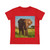 Majestic Elephant Spirit - Women's Midweight Cotton Tee