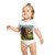 Majestic Elephant Spirit - Short Sleeve Baby Bodysuit