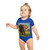Majestic Elephant Spirit - Short Sleeve Baby Bodysuit
