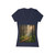 Whispering Pine Forest - Women's Jersey Short Sleeve Deep V-Neck Tee