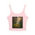Whispering Pine Forest - Women's Spaghetti Strap Tank Top