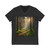Whispering Pine Forest - Unisex Jersey Short Sleeve V-Neck Tee