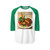 Gastronomic Elegance - Unisex Three-Quarter Sleeve Raglan Shirt