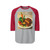 Gastronomic Elegance - Unisex Three-Quarter Sleeve Raglan Shirt