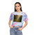 Whispering Pine Forest - Women's Tie-Dye Crop Tee