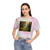 Whispering Pine Forest - Women's Tie-Dye Crop Tee