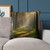 Whispering Pine Forest - Square Poly Canvas Pillow