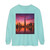 Dubai Twilight Mirage - Unisex Garment-dyed Long Sleeve T-Shirt