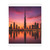 Dubai Twilight Mirage - Velveteen Microfiber Blanket (Two-sided print)