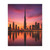 Dubai Twilight Mirage - Velveteen Microfiber Blanket (Two-sided print)