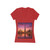 Dubai Twilight Mirage - Women's Jersey Short Sleeve Deep V-Neck Tee