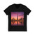 Dubai Twilight Mirage - Unisex Jersey Short Sleeve V-Neck Tee