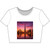 Dubai Twilight Mirage - Women’s Poly-Cotton Crop Tee