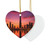 Dubai Twilight Mirage - Decorative Ceramic Ornaments, Double-Sided (1pc, 3pcs, 5pcs, 10pcs)