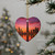 Dubai Twilight Mirage - Decorative Ceramic Ornaments, Double-Sided (1pc, 3pcs, 5pcs, 10pcs)