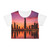 Dubai Twilight Mirage - Crop Tee (AOP)