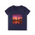 Dubai Twilight Mirage - Ladies' V-Neck T-Shirt