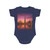 Dubai Twilight Mirage - Short Sleeve Baby Bodysuit