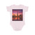 Dubai Twilight Mirage - Short Sleeve Baby Bodysuit