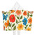 Whimsical Garden Play - Youth Hooded Towel