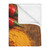 Sizzling Spice Medley - Velveteen Microfiber Blanket (Two-sided print)