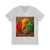Sizzling Spice Medley - Unisex Jersey Short Sleeve V-Neck Tee