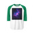 Luminous Nebula - Unisex Three-Quarter Sleeve Raglan Shirt