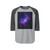 Luminous Nebula - Unisex Three-Quarter Sleeve Raglan Shirt
