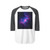 Luminous Nebula - Unisex Three-Quarter Sleeve Raglan Shirt