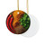 Sizzling Spice Medley - Decorative Ceramic Ornaments, Double-Sided (1pc, 3pcs, 5pcs, 10pcs)