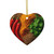 Sizzling Spice Medley - Decorative Ceramic Ornaments, Double-Sided (1pc, 3pcs, 5pcs, 10pcs)