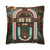 Classic Diner Dreams - Square Poly Canvas Pillowcase