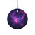 Celestial Drift Odyssey - Decorative Ceramic Ornaments, Double-Sided (1pc, 3pcs, 5pcs, 10pcs)