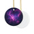 Celestial Drift Odyssey - Decorative Ceramic Ornaments, Double-Sided (1pc, 3pcs, 5pcs, 10pcs)