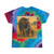 Nurturing Elephants - Tie-Dye Tee, Spiral