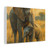 Nurturing Elephants - Matte Canvas, Stretched, 1.25"