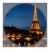 Paris Twilight Elegance - PU Leather Mouse Mat