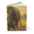 Nurturing Elephants - Hardcover Journal Matte