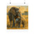 Nurturing Elephants - Matte Vertical Posters