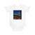 Paris Twilight Elegance - Baby Short Sleeve Bodysuit