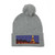 Paris Twilight Elegance - Pom-Pom Knit Cap (Embroidery)