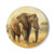 Majestic Elephant Serenade - Ceramic Coaster