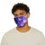 Ethereal Sphere Cascade - Snug-Fit Polyester Face Mask